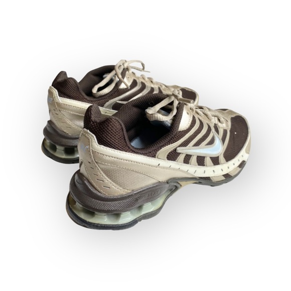 Nike ✔︎ Reax 3 Running Shoes Sneakers ✔︎ Brown Silver Light Blue Swoosh ✔︎ 7M - Picture 3 of 16